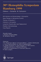 Scharrer, I Scharrer, I. Scharrer, Schramm, Schramm, W. Schramm - 30th Hemophilia Symposium Hamburg 1999