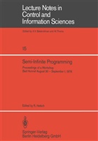 Hettich, R Hettich, R. Hettich - Semi-Infinite Programming
