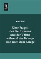 Karl Diehl - Über Fragen des Geldwesens und der Valuta während des Krieges und nach dem Kriege