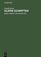 Rudolf Kassel, Heinz-Günthe Nesselrath, Heinz-Günther Nesselrath - Kleine Schriften