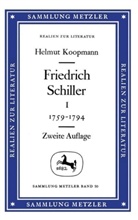 Helmut Koopmann - Friedrich Schiller. Tl.1