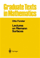 Otto Forster, Otto Foster - Lectures on Riemann Surfaces
