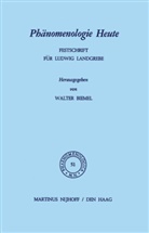Biemel, W Biemel, W. Biemel, Walter Biemel - Phänomenologie Heute