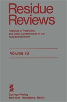 Francis A. Gunther, Francis a Gunther, Francis A. Gunther, Francis A. Gunther - Residue Reviews