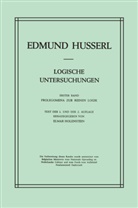 E Holenstein, E. Holenstein, Elmar Holenstein, Edmun Husserl, Edmund Husserl, Elmar Holenstein - Logische Untersuchungen