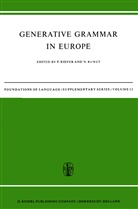 Kiefer, F Kiefer, F. Kiefer, Ferenc Kiefer, RUWET, Ruwet... - Generative Grammar in Europe