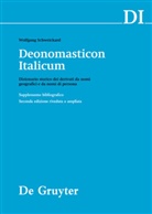 Wolfgan Schweickard, Wolfgang Schweickard - Deonomasticon Italicum (DI) - Supplemento: Supplemento bibliografico