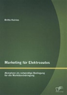 Britta Kairies - Marketing für Elektroautos: Akzeptanz als notwendige Bedingung für die Marktdurchdringung