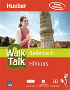 Gabriella Caiazza, Gabriella Caiazza-Schwarz - Walk & Talk Italienisch Hörkurs, 4 Audio-CDs + MP3-CD + Begleitheft (Hörbuch)