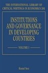 Kunai Sen, Kunal Sen, Kunal Sen - Institutions and Governance in Developing Countries