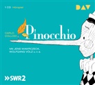 Carlo Collodi, Michael Habeck, Andreas Pietschmann, u.v.a., Wolfgang Völz, Jens Wawrczeck - Pinocchio, 1 Audio-CD (Audio book)