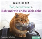 James Bowen, Carlos Lobo - Bob, der Streuner & Bob und wie er die Welt sieht, 4 Audio-CDs (Audiolibro)
