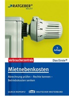 Deutscher Mieterbund e V, ROPERT, Ulric Ropertz, Ulrich Ropertz, Bräutiga, Fran Bräutigam... - Mietnebenkosten