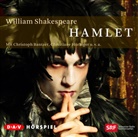William Shakespeare, Christoph Banther, Christoph Bantzer, Christiane Hörbiger, Wolfgang Reichmann, u.v.a. - Hamlet, 2 Audio-CDs (Audiolibro)