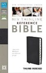 New International Version, New International Version, New International Version - Niv Thinline Reference Bible Indexed, Black Bonded Leather
