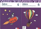 Zebra, Neubearbeitung: 4. Schuljahr, Arbeitsheft Sprache, m. CD-ROM + Arbeitsheft Lesen/Schreiben, 2 Hefte