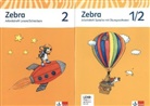 Zebra, Neubearbeitung: 1./2. Schuljahr, Arbeitsheft Sprache 1/2, m. CD-ROM + Arbeitsheft Lesen/Schreiben 2, 2 Hefte