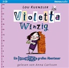 Lou Kuenzler, Anna Carlsson - Violetta Winzig - Ein fischstäbchengroßes Abenteuer, 2 Audio-CDs (Audio book)