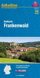 Bikeline Radkarten: Bikeline Radkarte Frankenwald