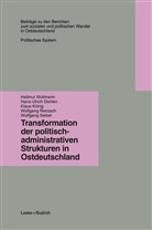 Hellmut Wollmann - Transformation der politisch-administrativen Strukturen in Ostdeutschland