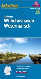 Bikeline Radkarten: Bikeline Radkarte Wilhelmshaven, Wesermarsch