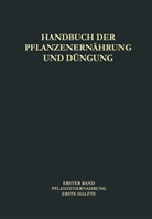 D Arnon, D I Arnon, D. I. Arnon, Baumeister, W Baumeister, W. Baumeister... - Pflanzenernährung