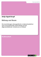 Antje Sigrid Kropf - Bildung und Raum