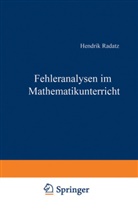 Hendrik Radatz - Fehleranalysen im Mathematikunterricht