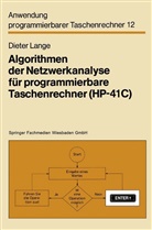 Dieter Lange - Algorithmen der Netzwerkanalyse für programmierbare Taschenrechner (HP-41C)