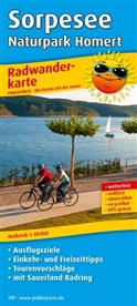 PublicPress Radwanderkarten: PublicPress Radwanderkarte Sorpesee, Naturpark Homert
