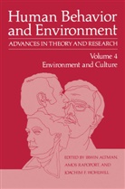 Irwi Altman, Irwin Altman, F Wohlwill, F Wohlwill, Joachim F. Wohlwill - Environment and Culture