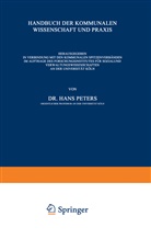 Han Peters, Hans Peters - Kommunalverfassung