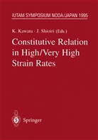 Koz Kawata, Kozo Kawata, Jumpei Shioiri - Constitutive Relation in High/Very High Strain Rates