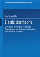 Hans G. Hahn, Hans Georg Hahn - Elastizitätstheorie