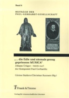 Balder, Günte Balders, Günter Balders, Bunner, Bunners, Bunners... - "... die Edle und niemals genug gepriesene MUSICA"