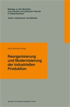 Rud Schmidt, Rudi Schmidt - Reorganisierung und Modernisierung der industriellen Produktion