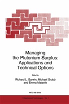 Richard L. Garwin, M. J. Grubb, M.J. Grubb, J Grubb, M J Grubb, Emma Matanle - Managing the Plutonium Surplus: Applications and Technical Options