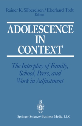 Raine K Silbereisen, Rainer K Silbereisen, Rainer Silbereisen, Rainer K. Silbereisen, Todt, … - Adolescence in Context The Interplay of Family, School, Peers, and Work in Adjustment