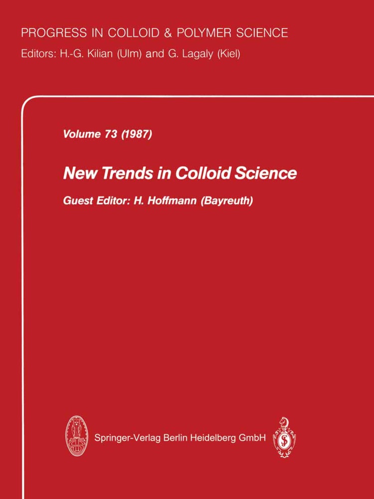 Hoffmann, H Hoffmann, H. Hoffmann - New Trends in Colloid Science