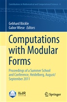 Gebhar Böckle, Gebhard Böckle, Wiese, Wiese, Gabor Wiese - Computations with Modular Forms