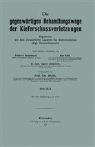 Chr. Bruhn, Friedric Hautmeyer, Friedrich Hautmeyer, Ma Kühl, Max Kühl, August Lindemann... - Die gegenwärtigen Behandlungswege der Kieferschussverletzungen