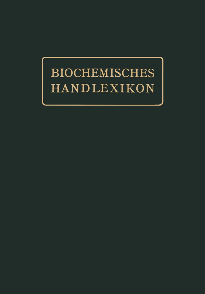 Emi Abderhalden, Emil Abderhalden - Gerbstoffe, Flechtenstoffe, Saponine, Bitterstoffe, Terpene, Ätherische Öle, Harze, Kautschuk