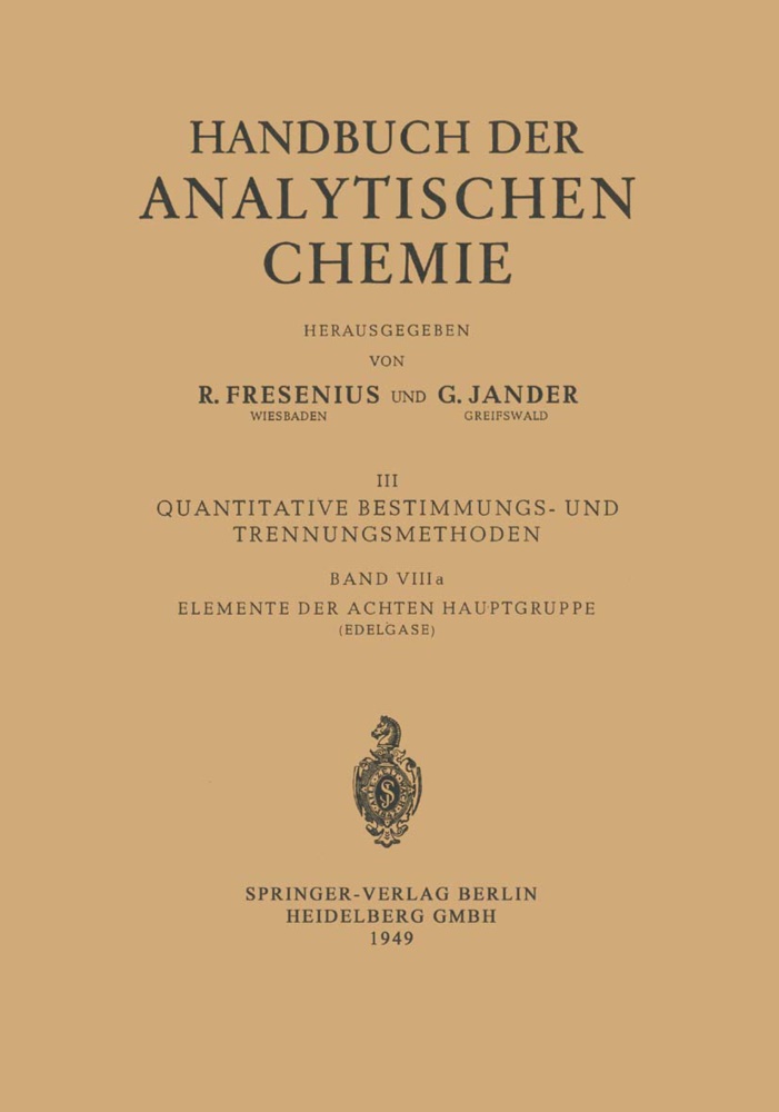 H. Kahle - Elemente der Achten Hauptgruppe - Edelgase: Helium · Neon · Argon · Krypton · Xenon · Radon und Isotope