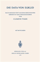 N Euclides, Na Euclides, Euklid, Clemens Thaer - Die Data von Euklid