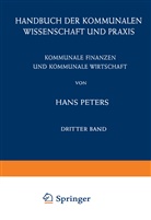 Han Peters, Hans Peters - Kommunale Finanzen und Kommunale Wirtschaft