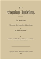 Otto Arendt - Die vertragsmässige Doppelwährung