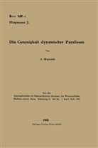 Josef Hopmann - Die Genauigkeit dynamischer Parallaxen