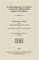 Helmuth Gericke - Zur Differentialgeometrie von Flächen im n-dimensionalen euklidischen Raum. Adjungierte Extremalflächen