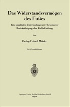 Eduard Möhler - Das Widerstandsvermögen des Fußes
