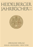 Rolf Binner, Hermann Glockner, Walter Henss, Hans-Ulrich Kolb, Erika Kollnig-Schattschneider, Jacob Marschak... - Heidelberger Jahrbücher XVII